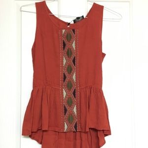 Burnt Orange Stitch Fix Top